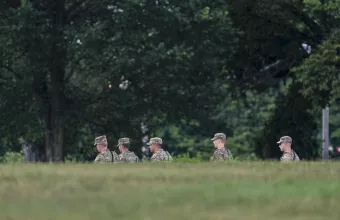 USA National Guard troops