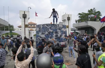 Χαμός στο Κατμαντού