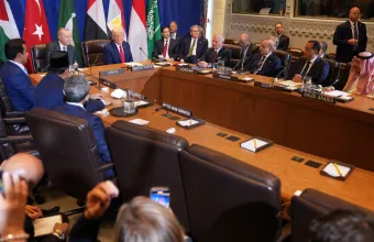 συνάντηση Τραμπ με ηγέτες μουσουλμανικών χωρών για τη Γάζα