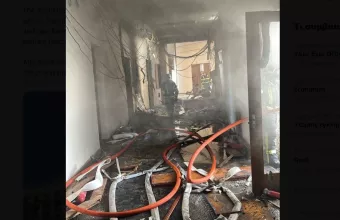 Από το εσωτερικό του κυβερνητικού κτιρίου που χτύπησαν οι Ρώσοι