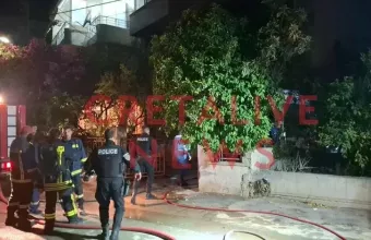 Ηράκλειο: 2 νεκροί από φωτιά σε σπίτι