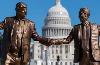 Donald Trump and Jeffrey Epstein 