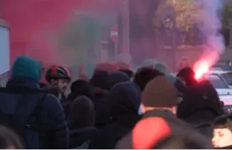 Διαδήλωση La Stampa