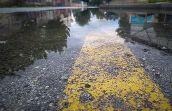 Δρόμος - βροχή