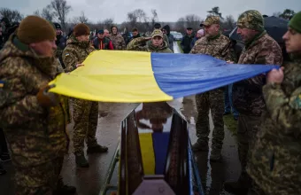 Φέρετρο στην Ουκρανία