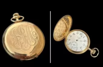 ρολόι τσέπης από το ναυάγιο του Τιτανικού