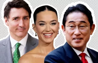 Η Κέιτι Πέρι και ο Τζάστιν Τριντό 