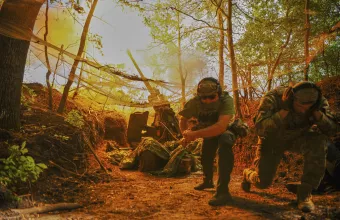 Ουκρανοί στρατιώτες μάχη