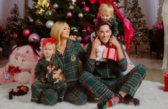 Paris Hilton οικογένεια Χριστούγεννα