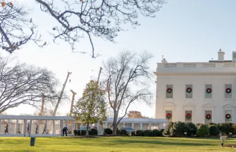 Λευκός Οίκος πρόσοψη