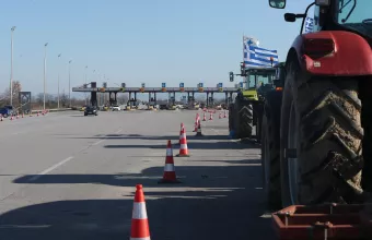 διαμαρτυρία αγροτών εθνική οδός