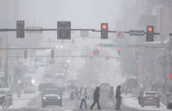 ηπα χιονια κακοκαιρια 