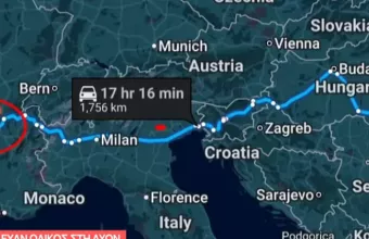 Η πορεία του μοιραίου βαν με τους οπαδούς του ΠΑΟΚ