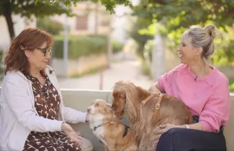 Pet Stories: Η Νίκη Ζαρκάδα και ο.. Τζόρνταν συναντούν τη Φωτεινή Ντεμίρη και τη Foxy