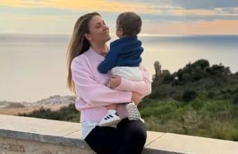 Φωτεινή Πετρογιάννη και γιος