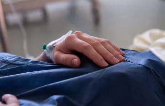 χέρι ασθενή