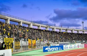 Ο κόσμος της ΑΕΚ στο Βόλο