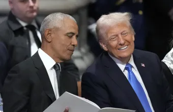 Ομπάμα και Τραμπ 