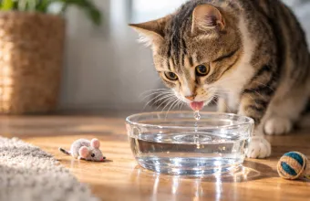 Γάτα και νερό