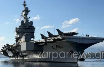 To γαλλικό αεροπλανοφόρο «Σαρλ Ντε Γκωλ»