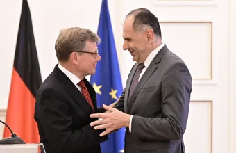 Γιώργος Γεραπετρίτης και ο Γιόχαν Βάντεφουλ 