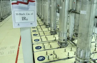 Natanz uranium enrichment facility in central Iran