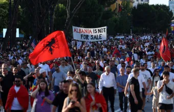 Διαδηλώσεις στην Αλβανία
