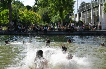 Canal Saint-Martin in Paris