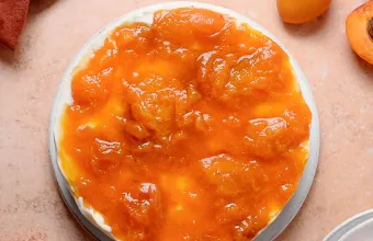 Cheesecake βερίκοκο χωρίς ζάχαρη (ΒΙΝΤΕΟ)