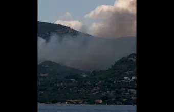 Φωτιά στο Λουτράκι