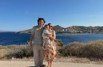 Κώστας Νικούλι Βάφτιση γιου