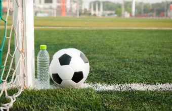 Football and fresh water after the match