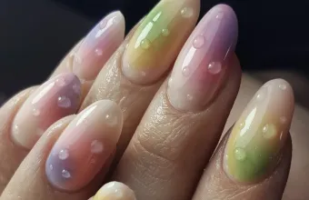 Wet nails τάση μανικιούρ
