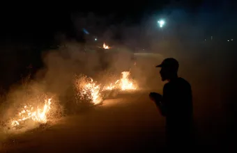 Φωτιές στη Δυτική Όχθη