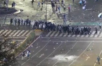 Χάος στο Μπουένος Άιρες μετά την ήττα της Αργεντινής – Επεισόδια με την αστυνομία
