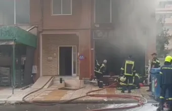 Φωτιά φαρμακείο στον Εύοσμο
