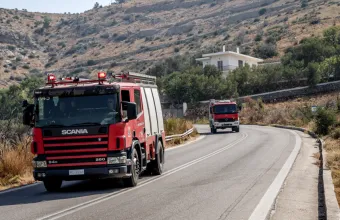 Σύλληψη στη Χίο για πυρκαγιά από αμέλεια κατά τη χρήση θαμνοκοπτικού μηχανήματος