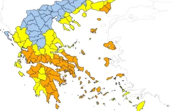  Χάρτης Πρόβλεψης Κινδύνου Πυρκαγιάς 