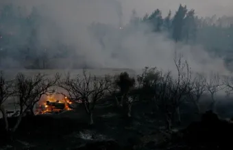 Χαλκιδική: Ολονύχτια μάχη με διάσπαρτες εστίες και αναζωπυρώσεις