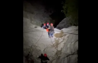 Βίντεο από επιχείρηση διάσωσης δύο περιπατητών στον Ερύμανθο Αχαΐας