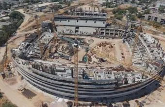 Εντυπωσιακά πλάνα από τα έργα για το «παλάτι» του Παναθηναϊκού στον Βοτανικό