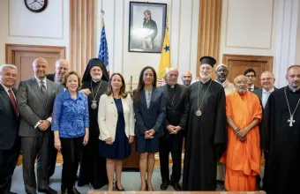 Αρχιεπίσκοπος Αμερικής Ελπιδοφόρος: Οφείλουμε να διασφαλίσουμε την προστασία της θρησκευτικής λατρείας στη χώρα