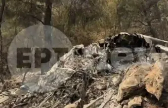 Φωτογραφικό ντοκουμέντο από το δεύτερο ελικόπτερο που συνετρίβη στην Ψάθα