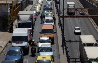 Καραμπόλα στην έξοδο της Λ. Κηφισού, στο ύψος του ΣΕΦ