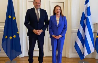 Συνάντηση Γεραπετρίτη με την υποψήφια Γενική Γραμματέα των Ηνωμένων Εθνών María Fernanda Espinosa