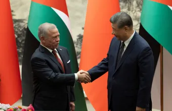 Συνάντηση του Κινέζου προέδρου, Σι Τζινπίνγκ, με τον Ιορδανό βασιλιά, Αμπντάλα