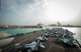 USS Abraham Lincoln: 5.000 Αμερικανοί ναύτες στην Πατάγια