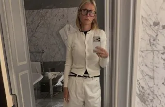 Το κοντό cardigan της Gwyneth Paltrow θα είναι το αγαπημένο μας πλεκτό το φθινόπωρο