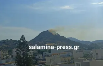 Φωτιά στη Σαλαμίνα