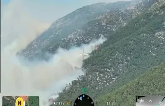 Δείτε βίντεο: Θερμική κάμερα αποτυπώνει το πύρινο μέτωπο στη Λιβαδόστρα Βοιωτίας